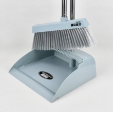 掃把簸箕套裝組合單個家用軟毛掃地【兩件套】淺藍色